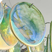 Lampe Suspendue Artistique en Verre Multicolore