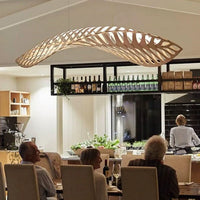 Suspension Bambou Futuriste pour Cuisine