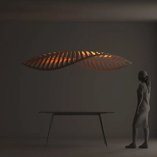 Suspension Bambou Futuriste pour Cuisine