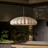 Lampe Suspendue Blanche Forme Citrouille