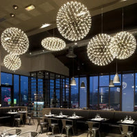 Suspension Boule LED pour Grande Hauteur sous Plafond