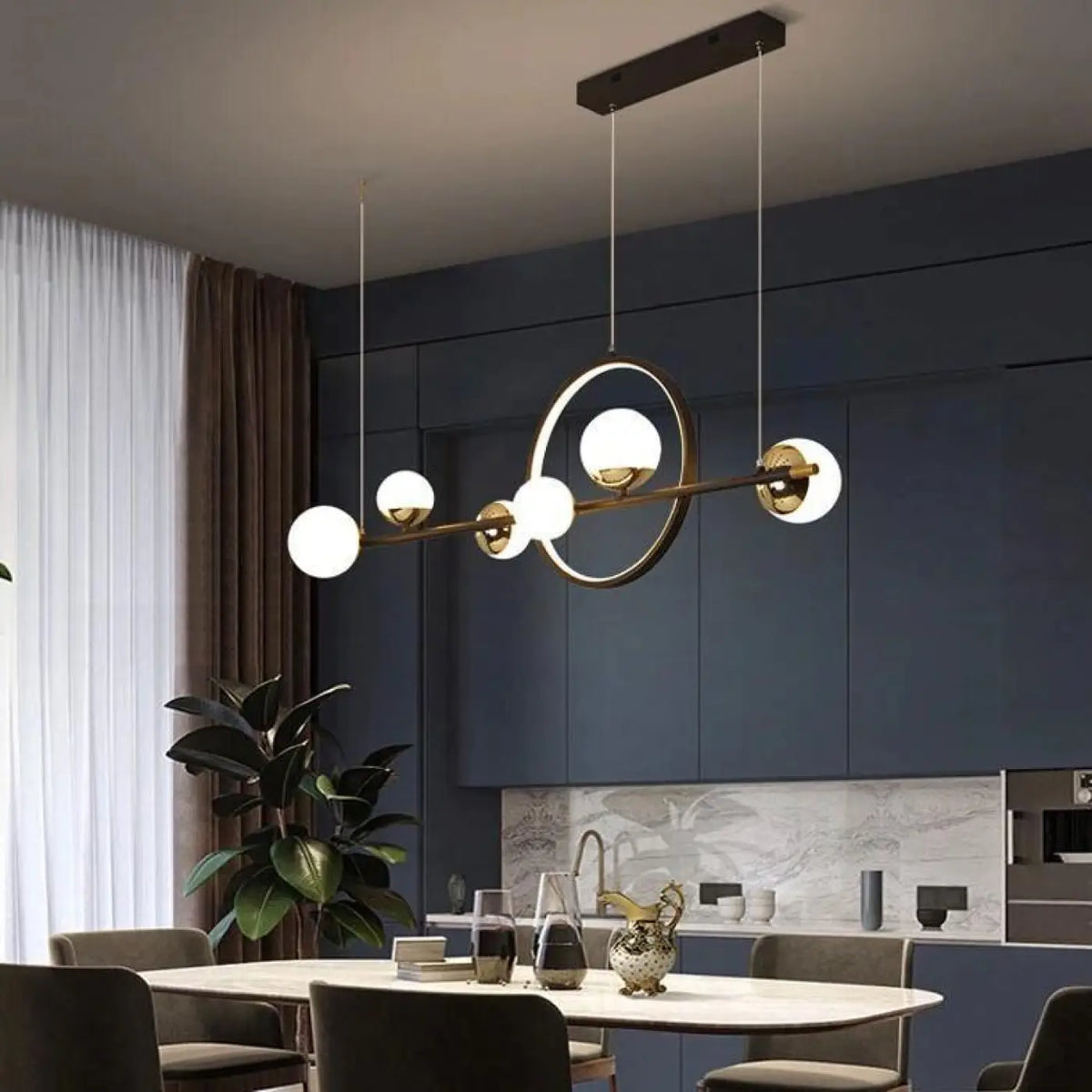 Suspension Boule LED pour Salle à Manger