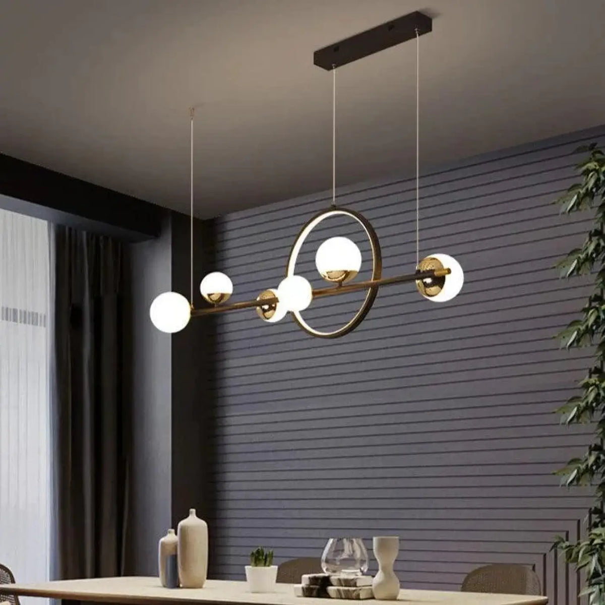 Suspension Boule LED pour Salle à Manger
