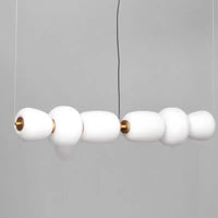 Suspension Boules de Verre et Laiton