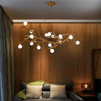 Lampe Suspendue Branche Naturelle en Bois