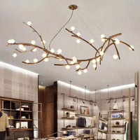 Lampe Suspendue Branche Naturelle en Bois