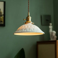 Lampe Suspendue en Céramique Vintage