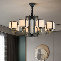 Lampe Suspendue Cubes Opalins pour Salle à Manger