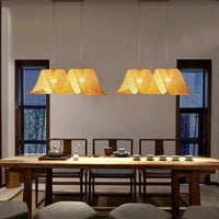 Lampe Suspendue en Bambou Naturel Tressé