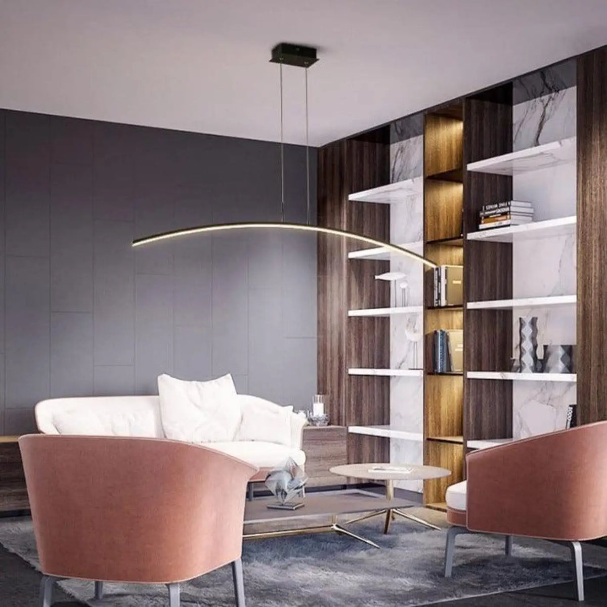 Suspension Design pour Cuisine et Îlot Central