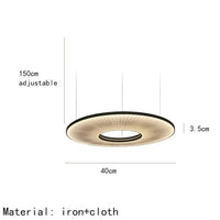 Suspension LED Blanc Cassé Design Moderne