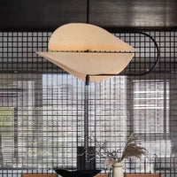 Lampe Suspendue Design en Tissu Beige