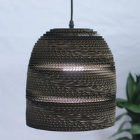 Lampe Suspendue en Papier Sculpté