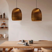 Lampe Suspendue en Papier Sculpté