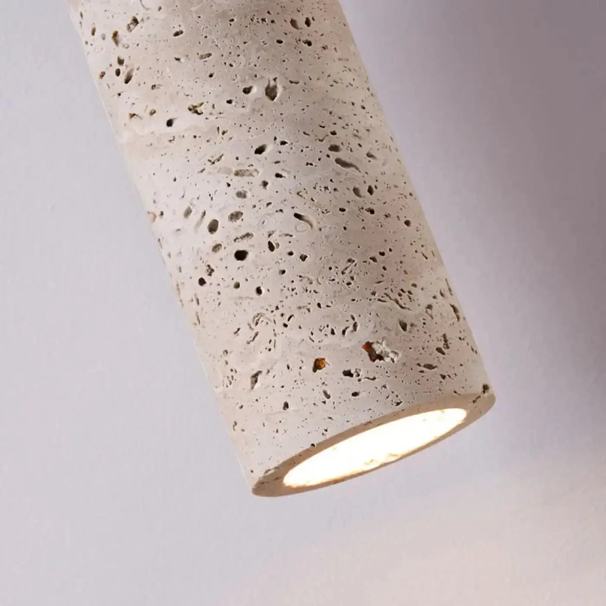 Lampe Suspendue Pierre Naturelle et Bois