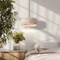 Lampe Suspendue Effet Pierre Blanche
