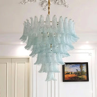 Suspension en Verre Soufflé Style Art Déco