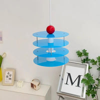 Suspension Enfant Bleue au Design Créatif