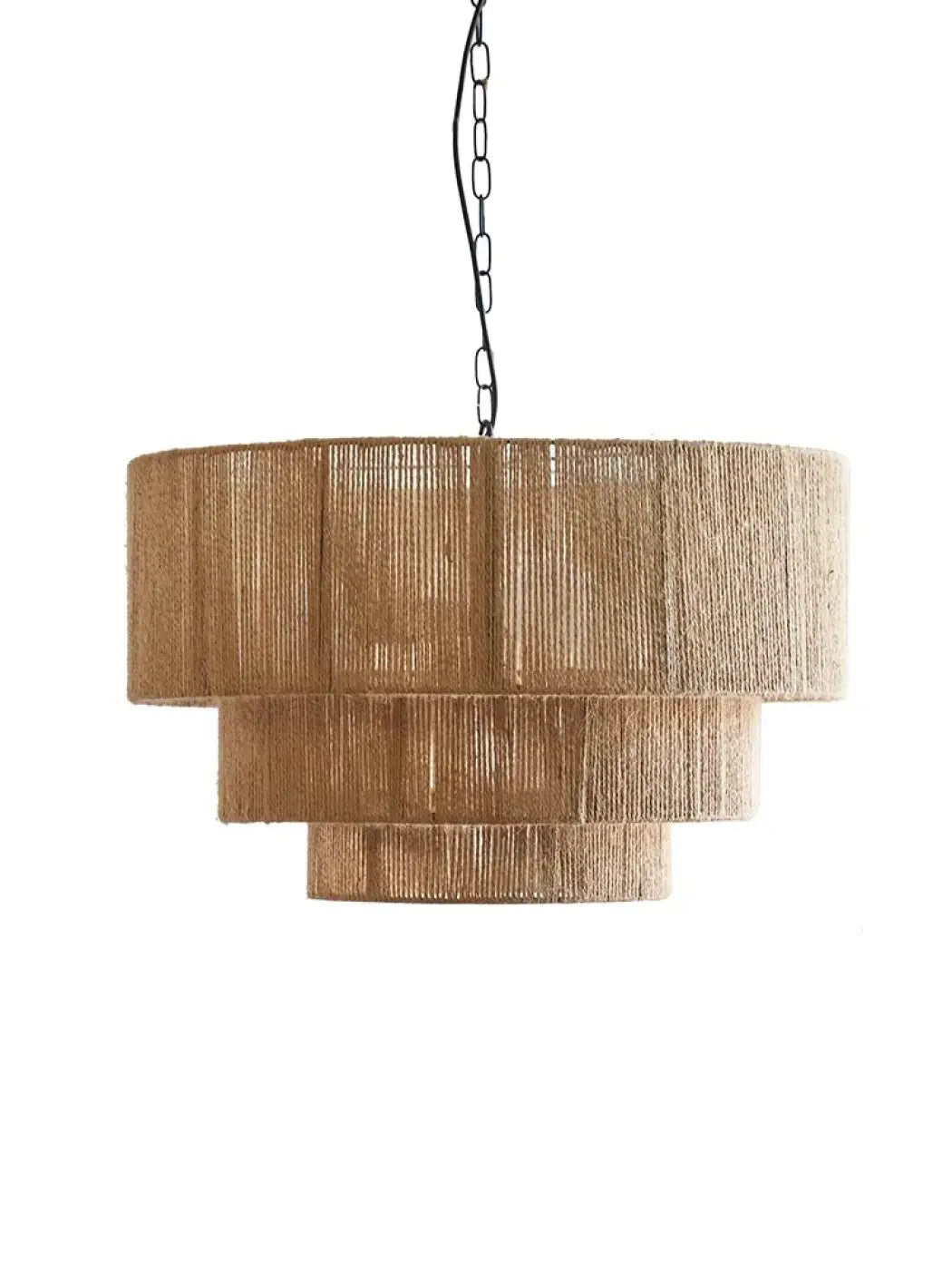 Lampe Suspendue en Fibres Naturelles Tressées