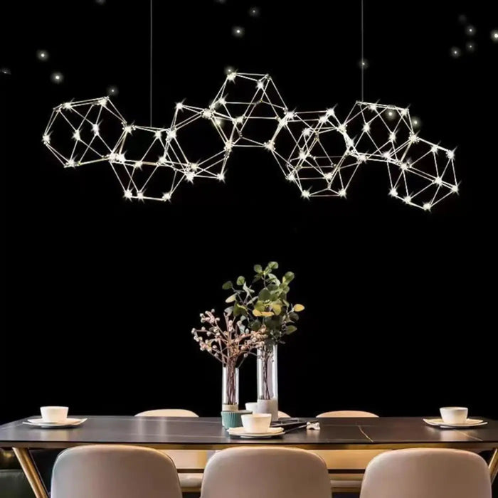 Lampe Suspendue Géométrique LED Moderne