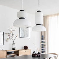 Lampe Suspendue Japonaise en Papier Blanc