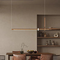 Suspension LED Bois et Acrylique Design