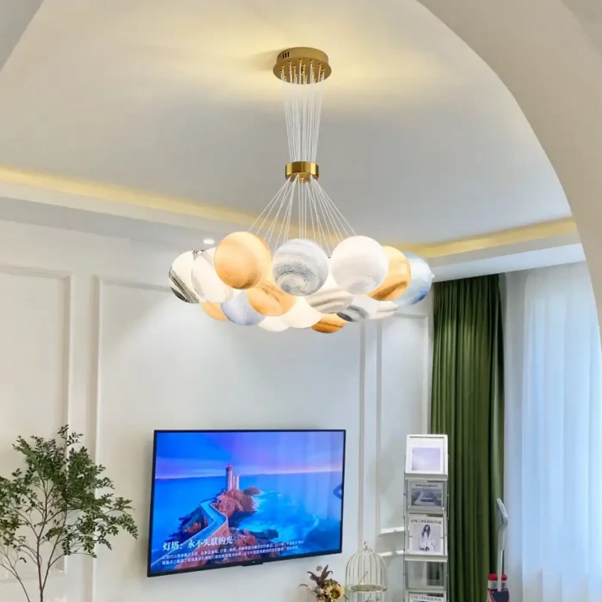 Lampe Suspendue LED Contemporaine pour Salle à Manger