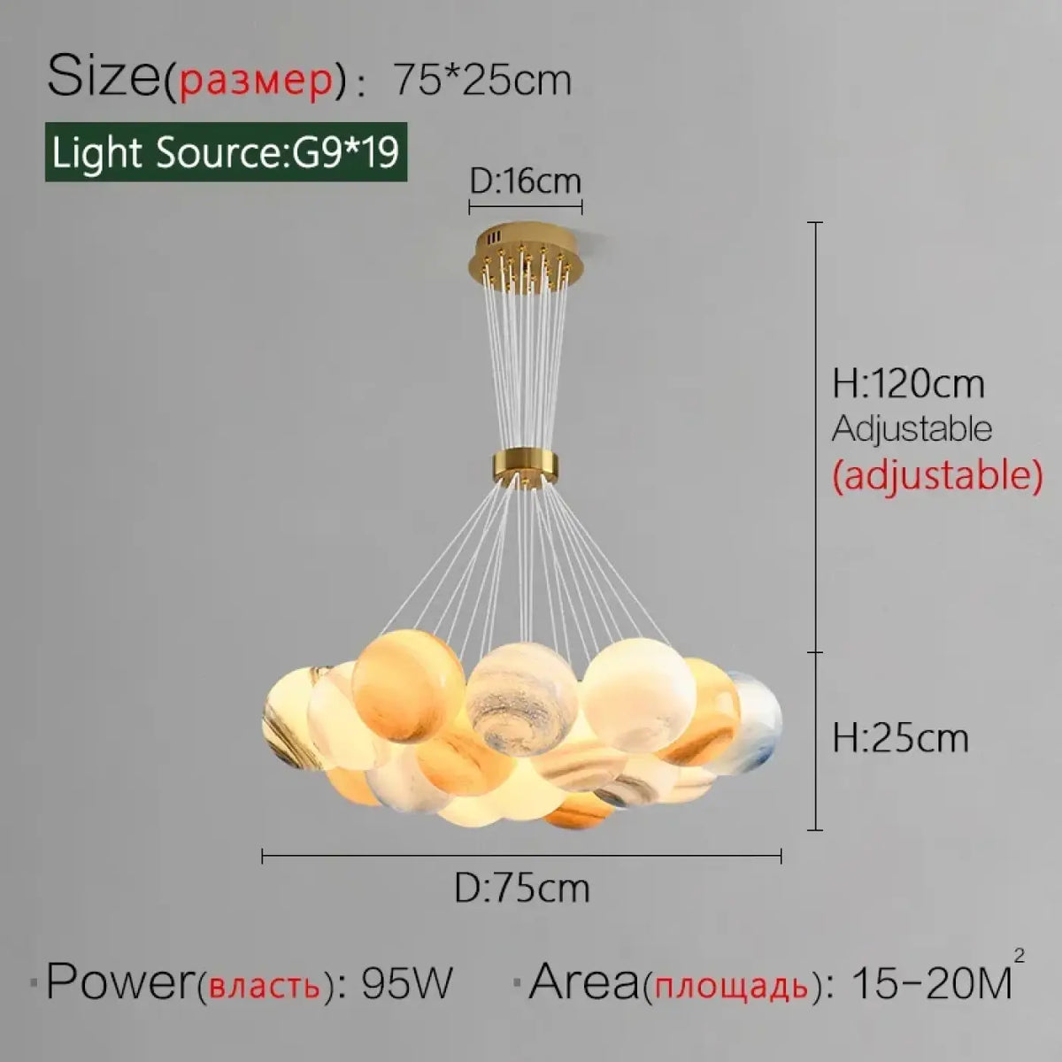 Lampe Suspendue LED Contemporaine pour Salle à Manger