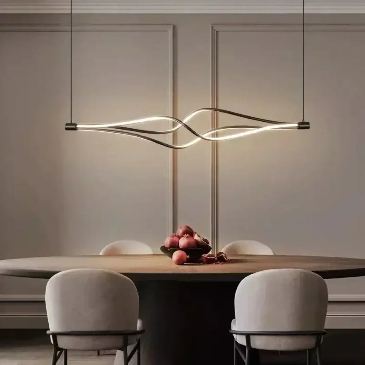 Lampe Suspendue LED Ligne Ondulée