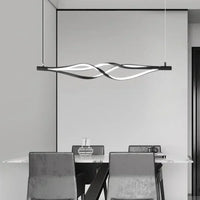 Lampe Suspendue LED Ligne Ondulée