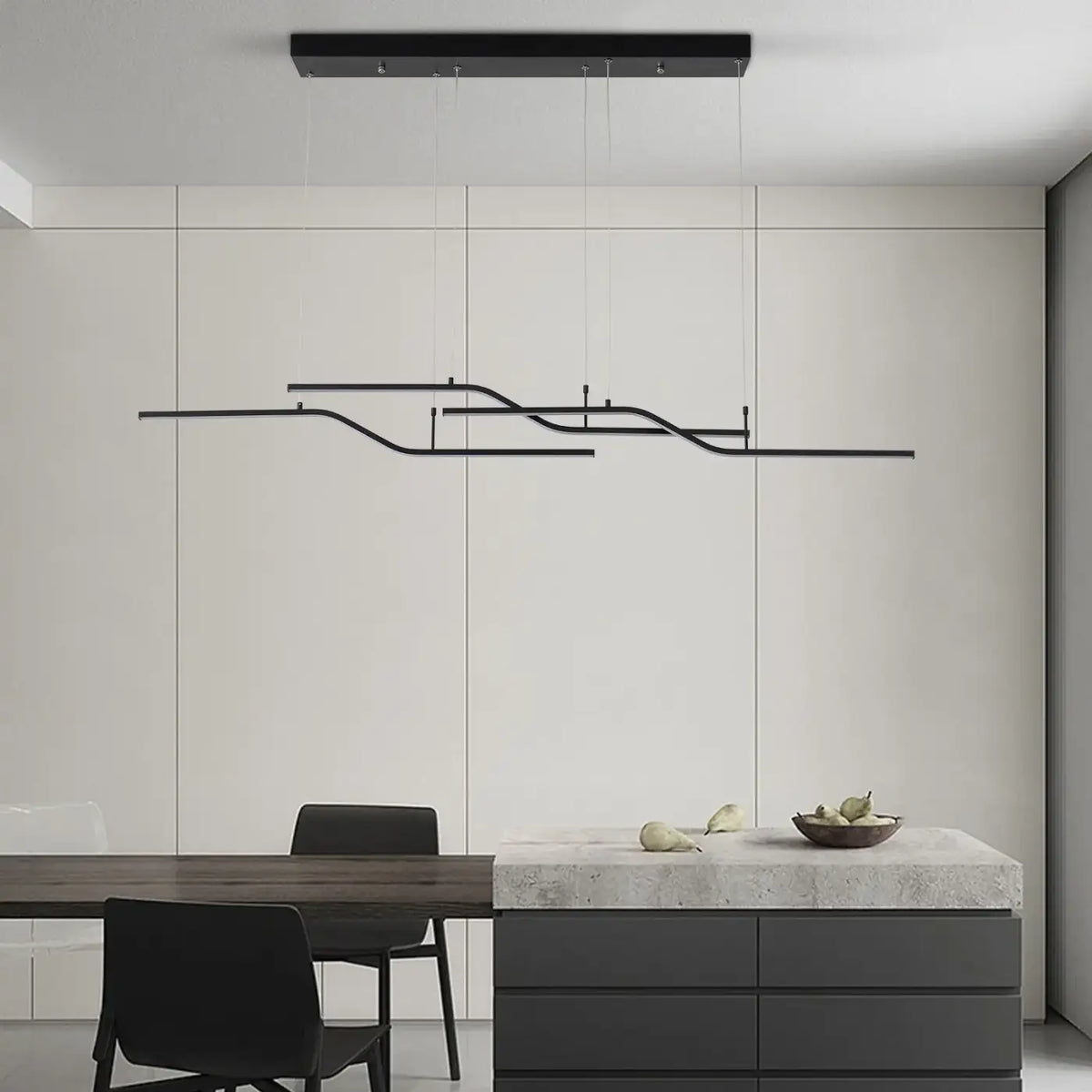Suspension LED Linéaire Moderne