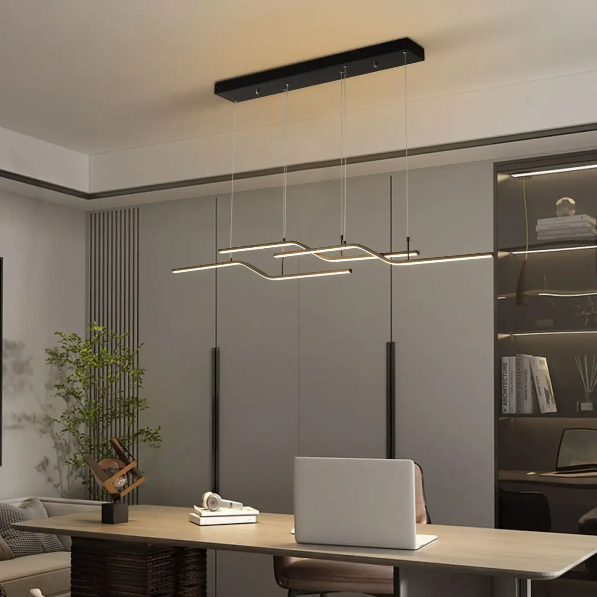 Suspension LED Linéaire Moderne
