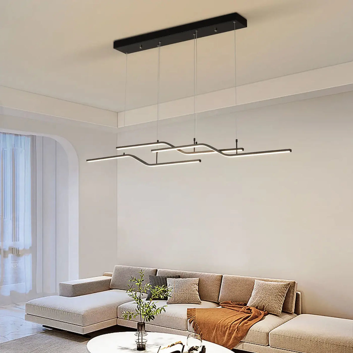 Suspension LED Linéaire Moderne