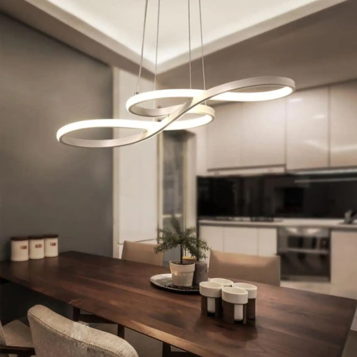 Suspension LED Moderne pour Pièce de Vie