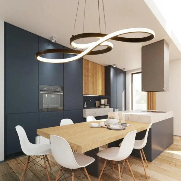 Suspension LED Moderne pour Pièce de Vie