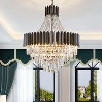 Suspension Cristal Facetté Haute Brillance pour Salon