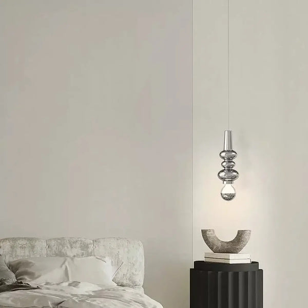 Lampe Suspendue Minimaliste en Métal et Verre