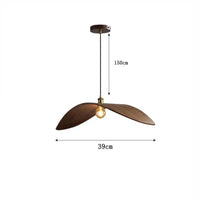 Lampe Suspendue en Bois Forme Aile