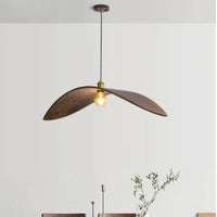Lampe Suspendue en Bois Forme Aile