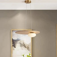 Suspension en Bois Moderne au Style Épuré