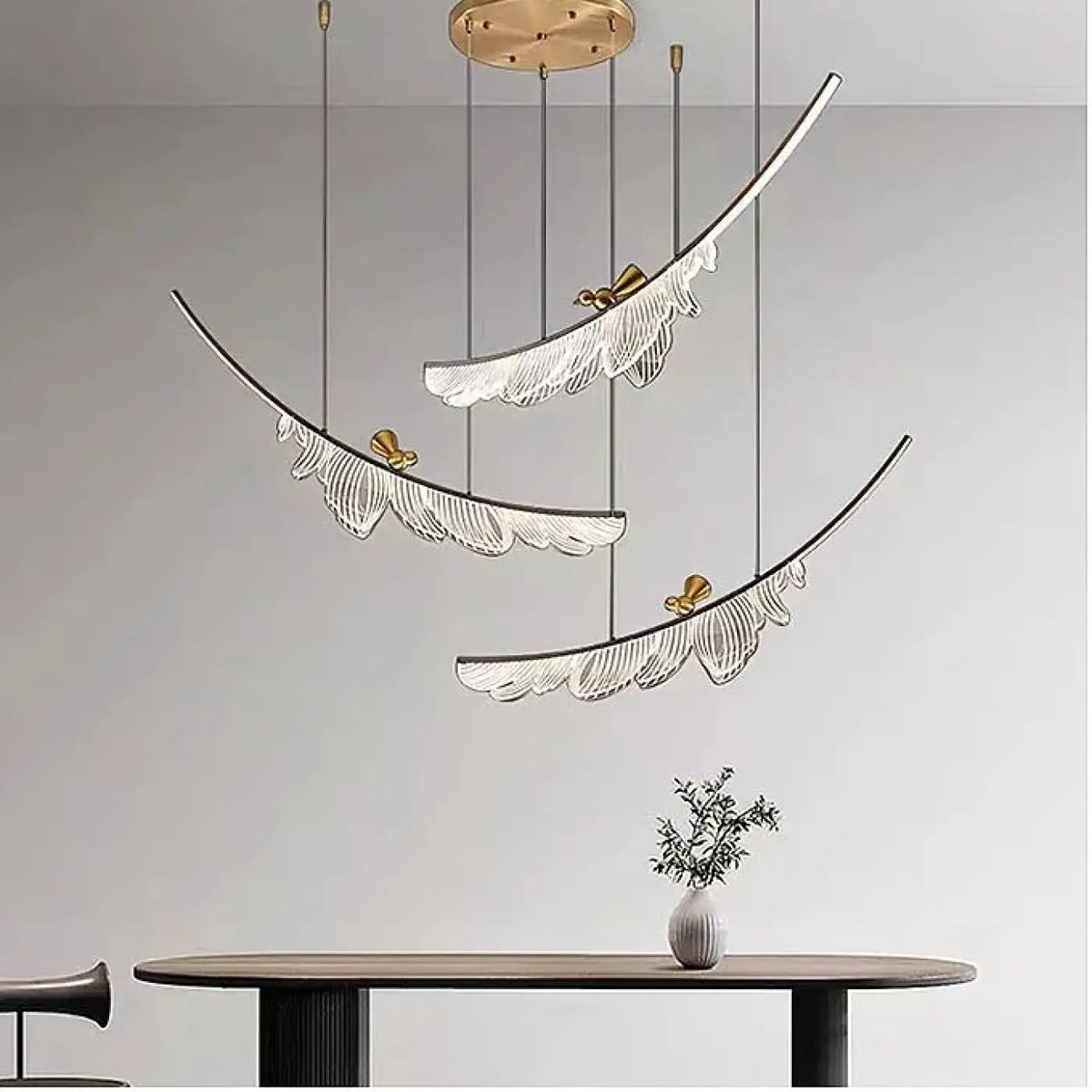 Lampe Suspendue Arc Lumineux pour Salle à Manger