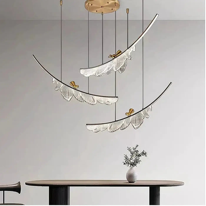 Lampe Suspendue Arc Lumineux pour Salle à Manger