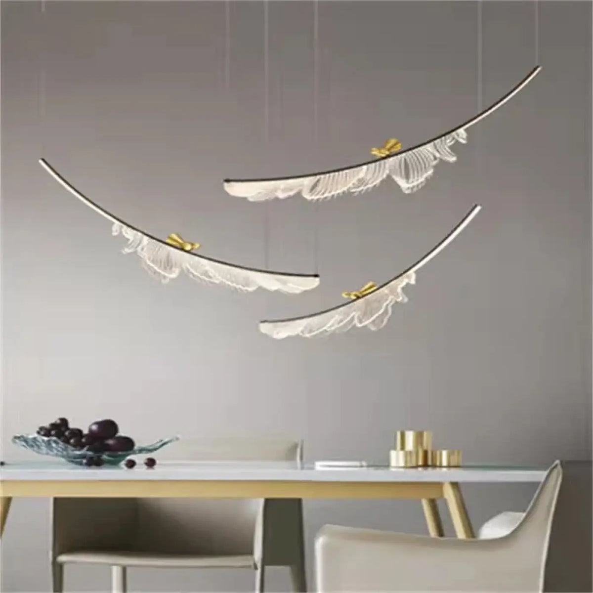 Lampe Suspendue Arc Lumineux pour Salle à Manger
