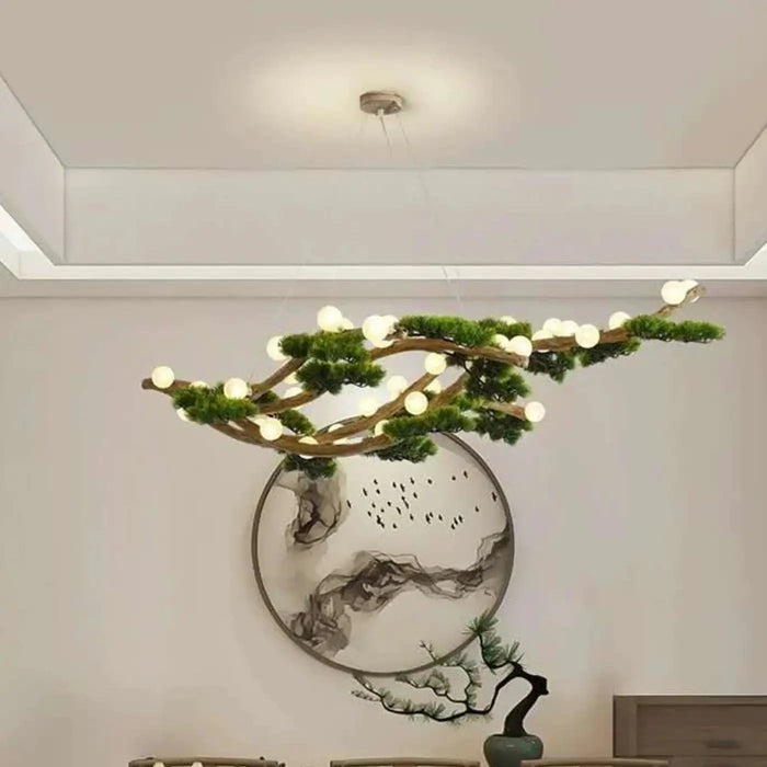 Lampe Suspendue Bonsaï Lumineux pour Salon