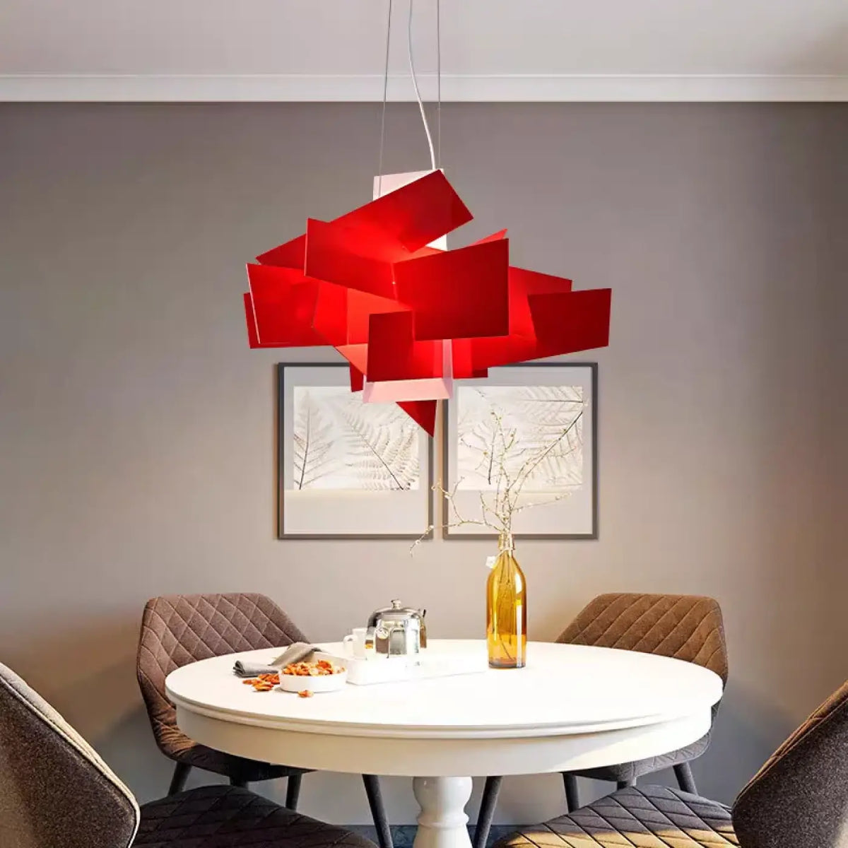 Lampe Suspendue Polyèdre Géométrique