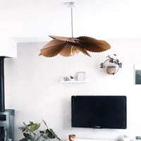 Lampe Suspendue Fleur à Pétales Plissés