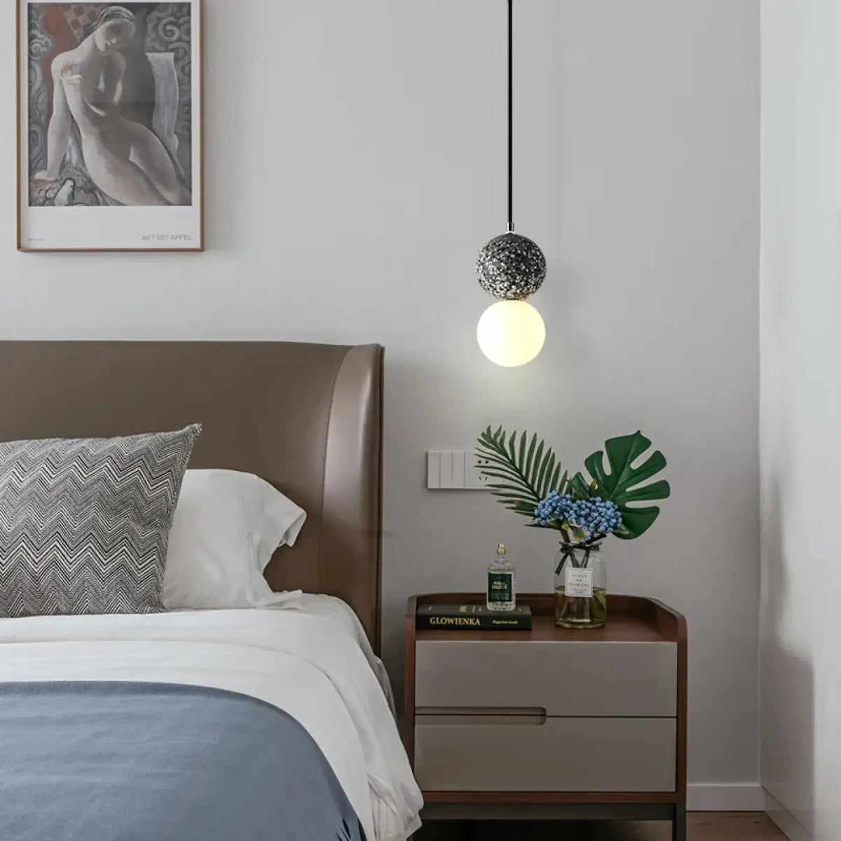 Lampe Suspendue Moderne à Sphères Décoratives