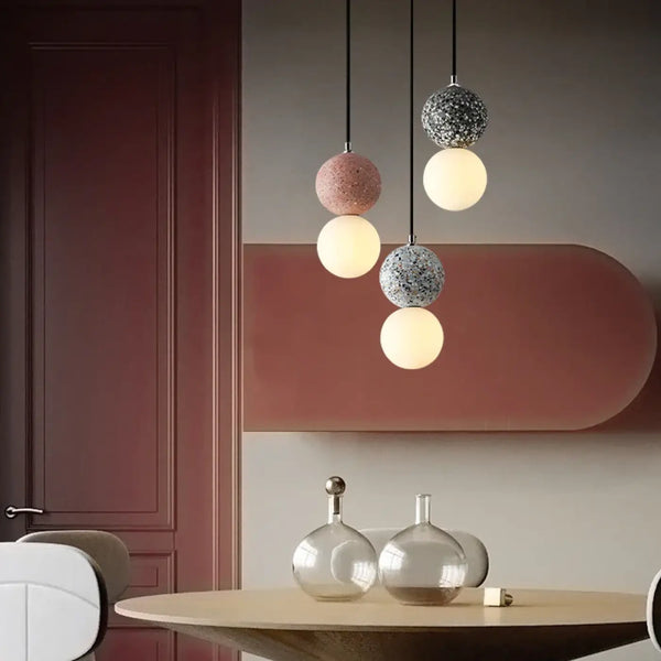 Lampe Suspendue Moderne à Sphères Décoratives