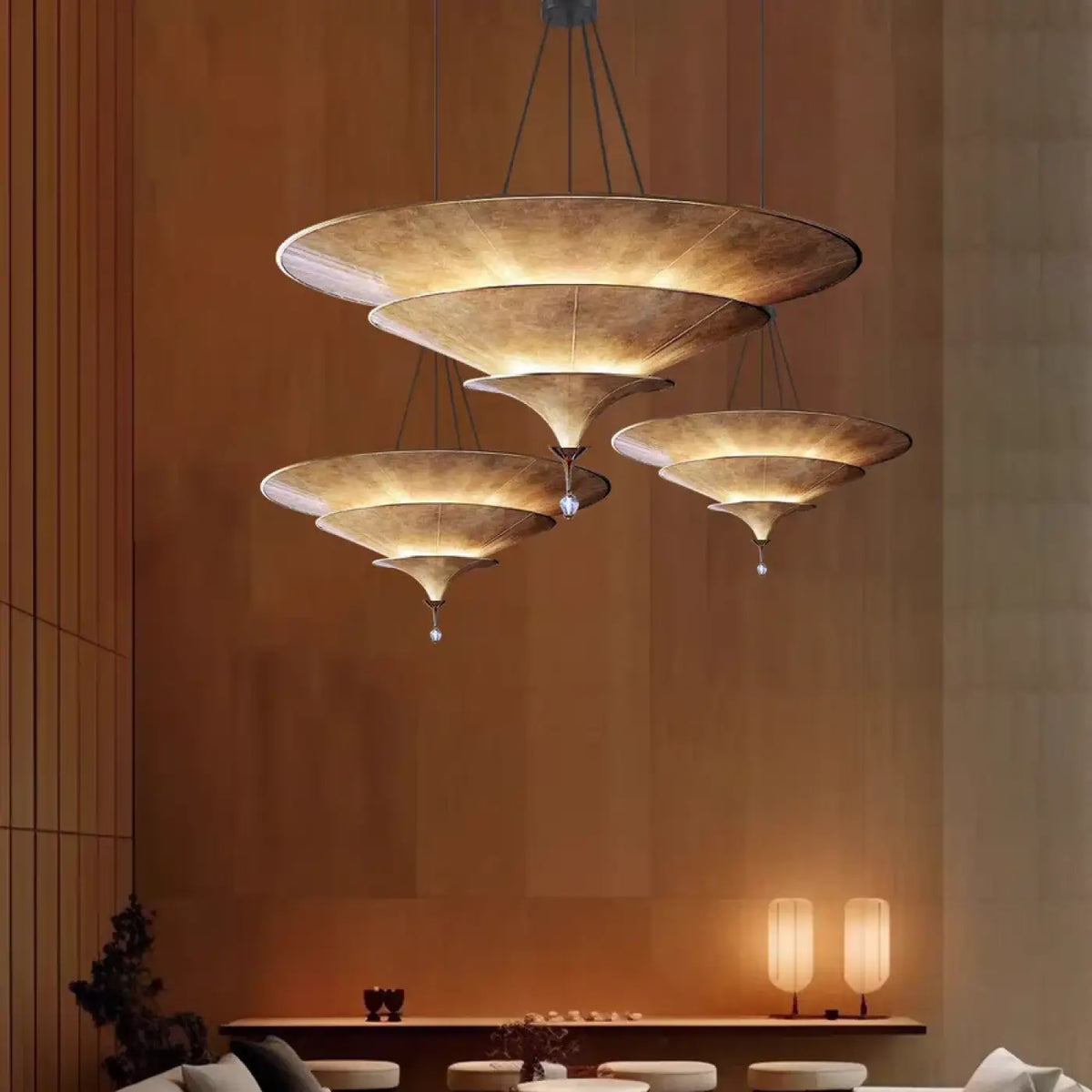 Lampe Suspendue Dorée Inspiration Orientale