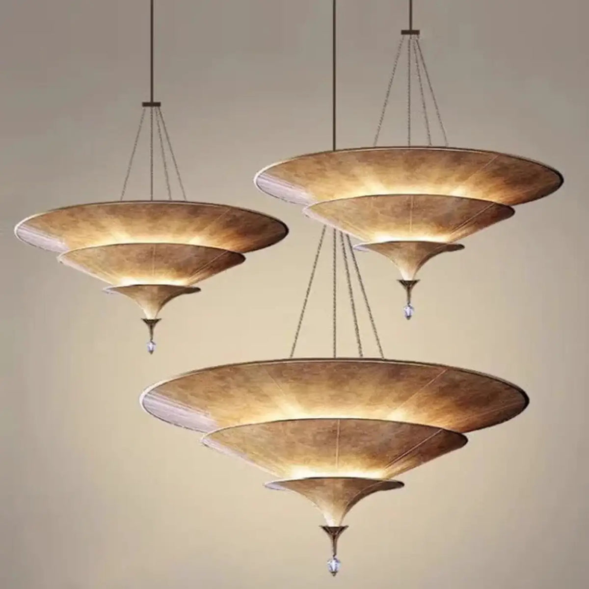 Lampe Suspendue Dorée Inspiration Orientale